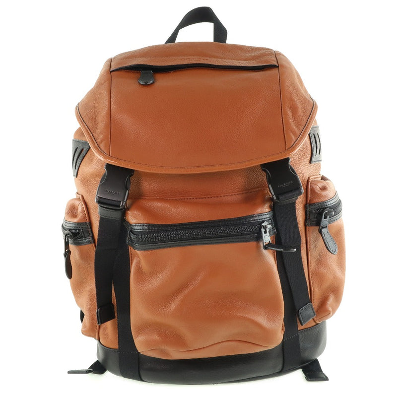 [COACH] Coach bag pack F71976 Backpack Daypack Leather tea Unisex backpack daypack A rank
