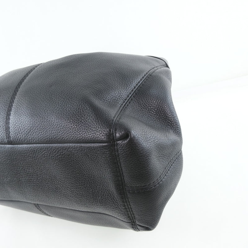 [Coach] Coach F28997 Tote bag leather Black Ladies Tote Bag A Rank