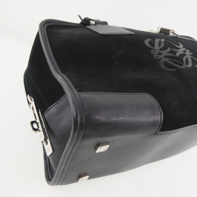 [Loewe] Loebe Amazona 28 Bolso de bolso Swed Black Ladies Handbag