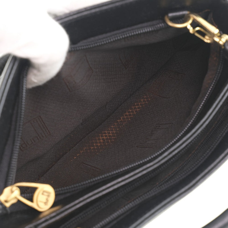 [DUNHILL] Dunhill 2WAY Shoulder Handbag Leather Black Unisex Handbag A-Rank