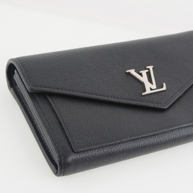 Louis Vuitton] Louis Vuitton Portofoille My Rock Me M62530 Long wallet  Leather black TA2240 engraved unisex long wallet – KYOTO NISHIKINO