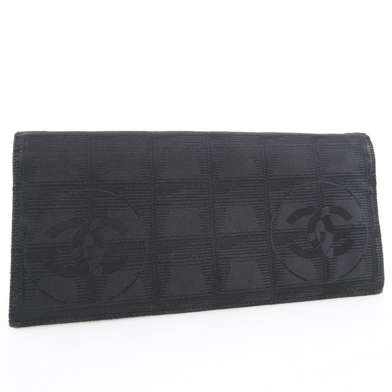 [CHANEL] Chanel Neutravel Line Long Wallet Canvas Black Ladies Long Wallet A-Rank