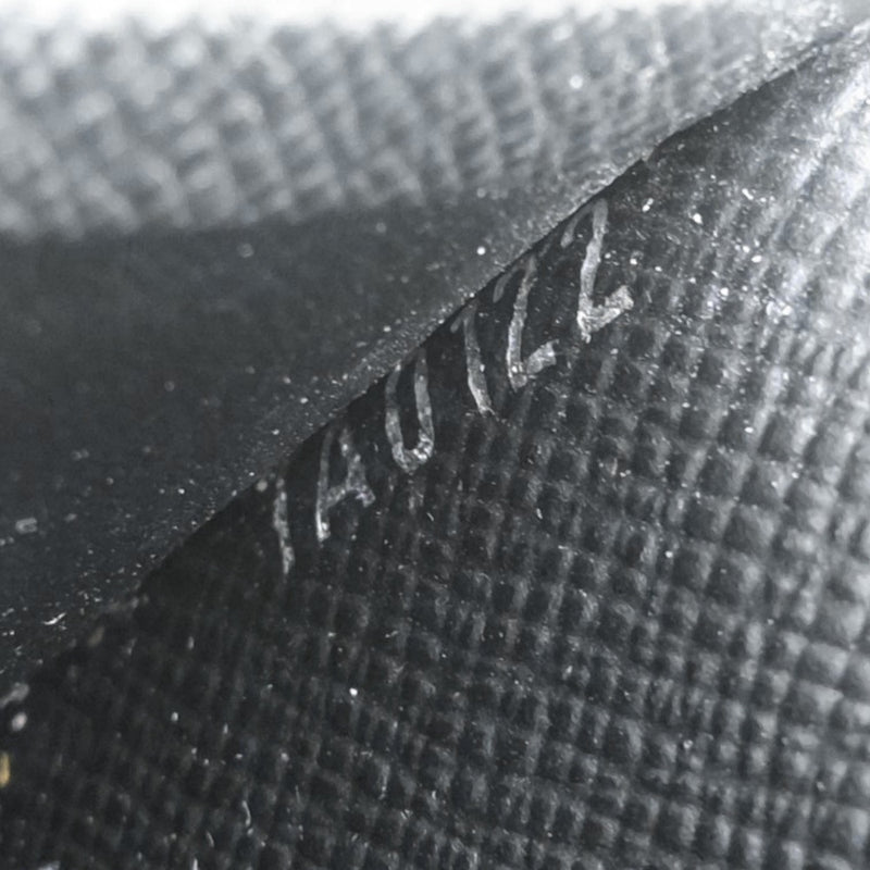 [Louis Vuitton] Louis Vuitton Portofoyle Blaza N62665 Long Wallet Dami Graphit Canvas Black Ta0122 Larga billetera grabada de hombres