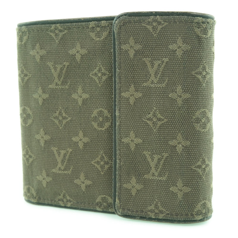 Louis Vuitton, Bags, Lv Navy Monogram Mini Lin Canvas Wallet