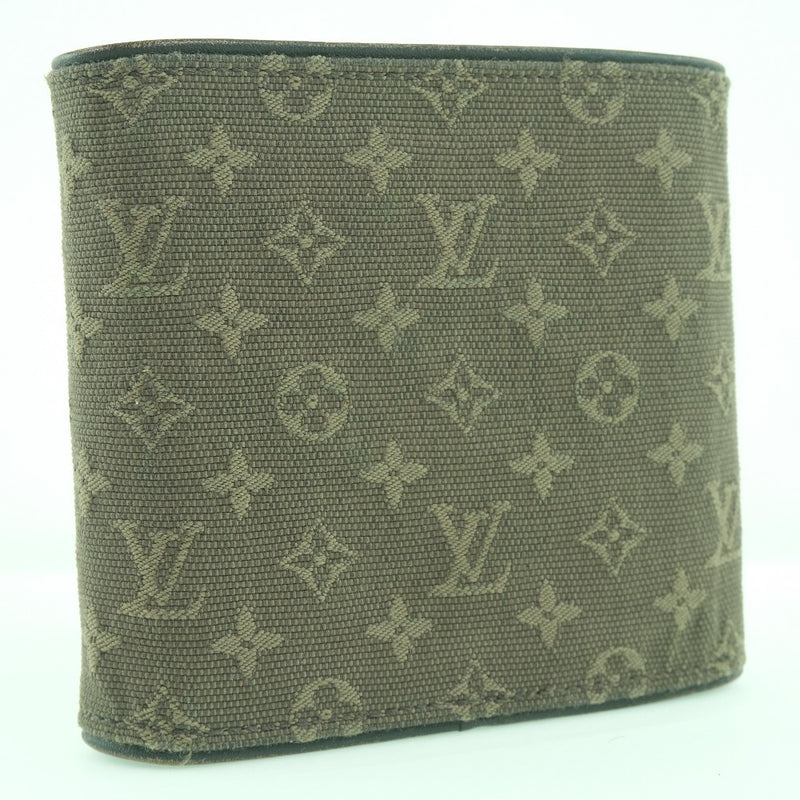 Shop Louis Vuitton Unisex Street Style Leather Folding Wallet Logo