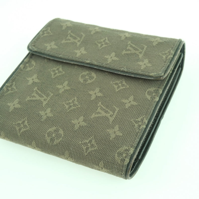 Louis Vuitton Monogram Womens Folding Wallets, Green