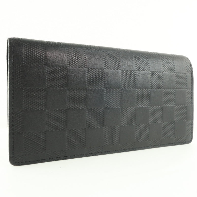 [LOUIS VUITTON] Louis Vuitton Portofoyille Braze Amphini N63010 Long Wallet Calf Noir Black Black SP4122 Engraved Men's Long Wallet