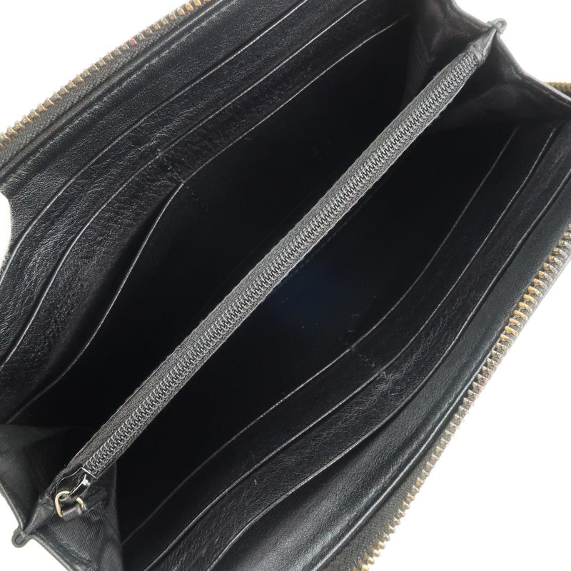 [Gucci] Gucci GG 332747 Long Wallet Simer Cuero Black Unisex Long Wallet
