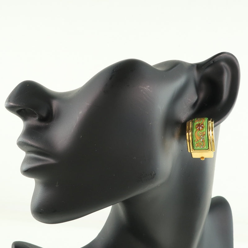 [Hermes] Hermes Emmaille Shichido Earrings Gold Gold Ladies Earrings A-Rank