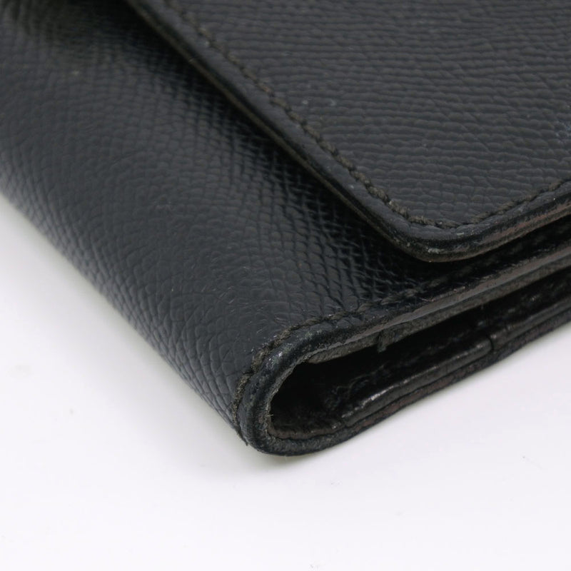 [香奈儿]香奈儿（Chanel）bi -fold钱包垫垫子鱼子酱皮肤黑色女士bi -fold钱包