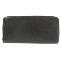 [LOUIS VUITTON] Louis Vuitton Zippy Wallet Vertical Round Zipper M30503 Long Wallet Taiga Aldoise Black CA1119 Engraved Men's Long Wallet