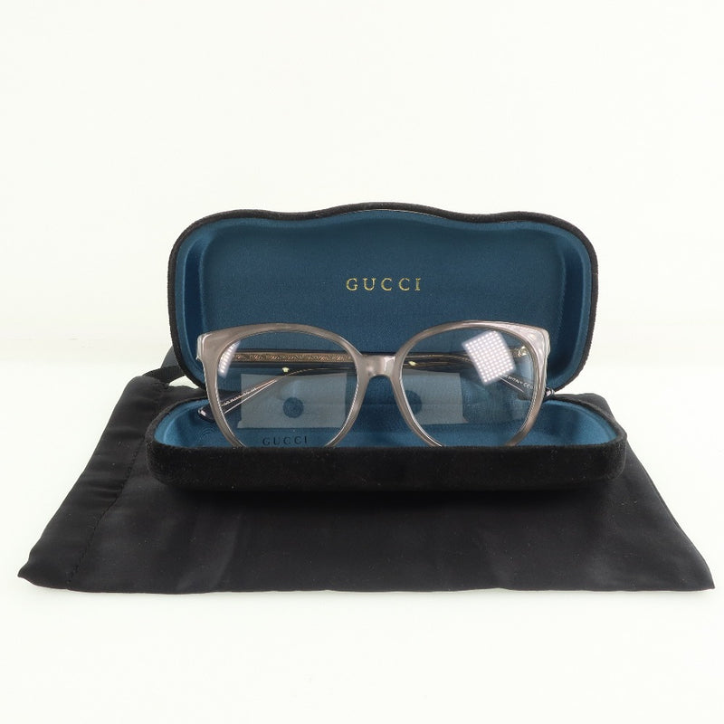 [GUCCI] Gucci GG3835 Glasses Plastic Gray R41 140 engraved Ladies Glasses S rank