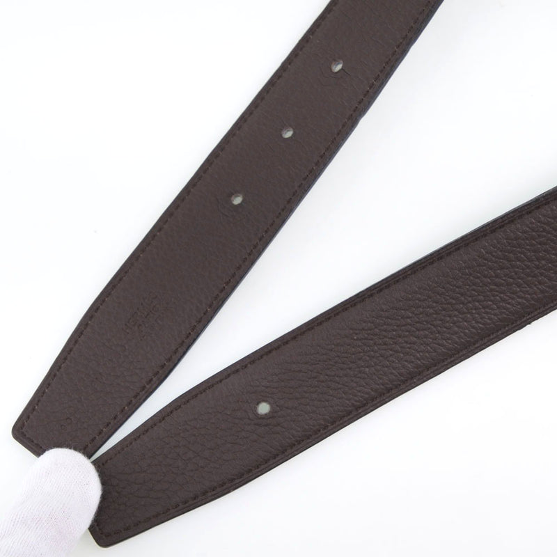 [HERMES] Hermes H Belt Constance Belt Leather Brown Men's Belt A+Rank