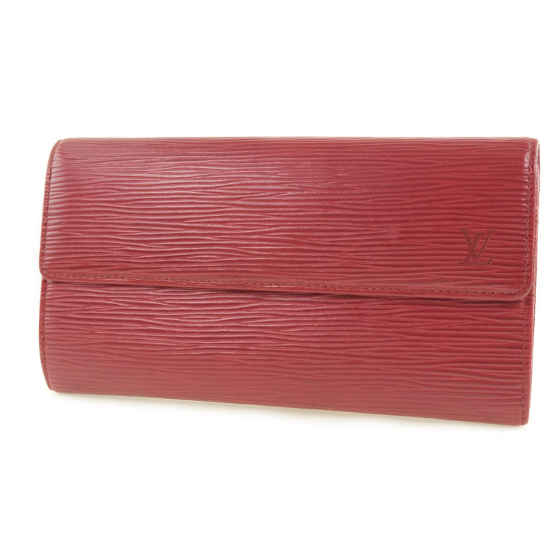 [LOUIS VUITTON] Louis Vuitton Port Monet M6359E Long wallet Epireaer Red Ladies Long Wallet