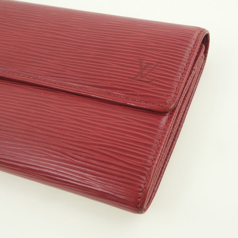 [LOUIS VUITTON] Louis Vuitton Port Monet M6359E Long wallet Epireaer Red Ladies Long Wallet