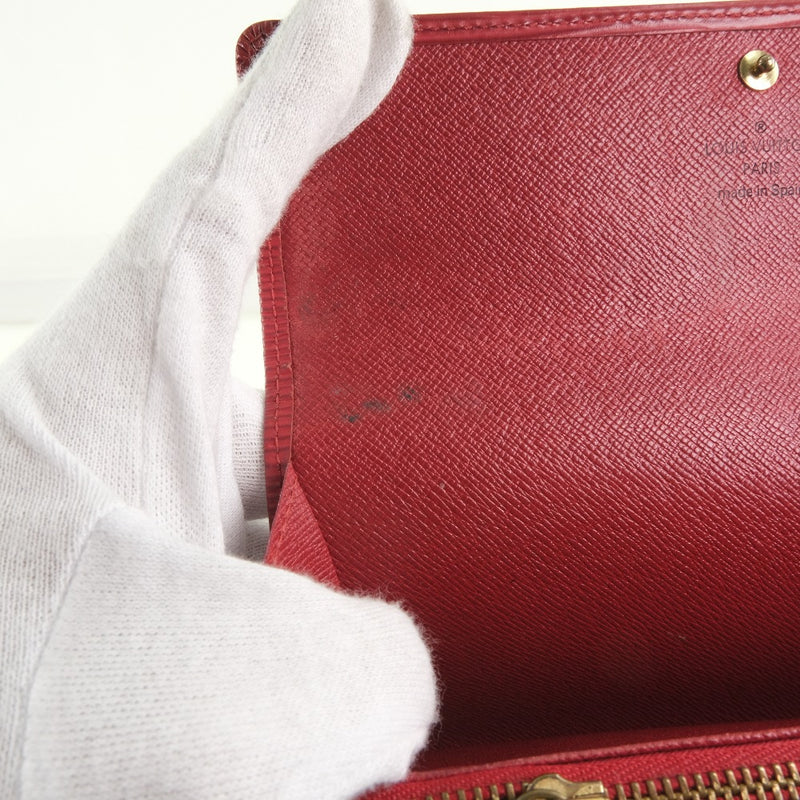 [Louis Vuitton] Louis Vuitton Port Monet M6359E长钱包Epireer Red Ladies长钱包