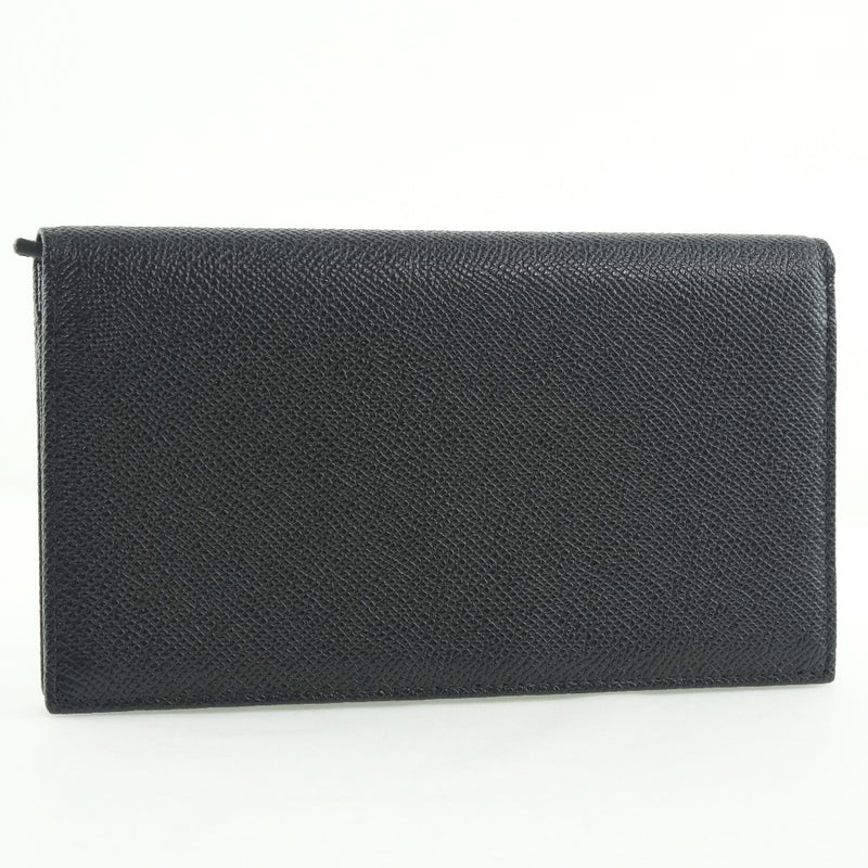 [BVLGARI] Bulgari Logo Long Wallet Leather Black Ladies Long Wallet A+Rank