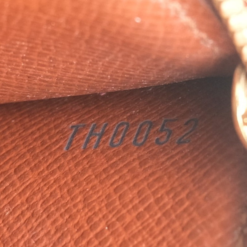 [Louis Vuitton] Louis Vuitton Pochette港口Monone Crisi M61726长钱包会标帆布茶中的茶中的长钱包