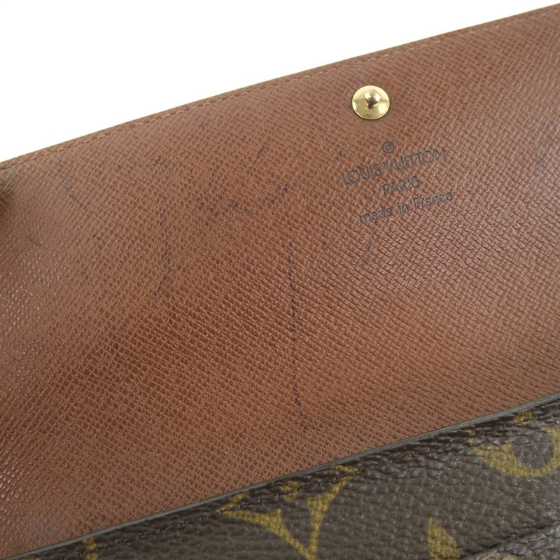 [Louis Vuitton] Louis Vuitton Pochette Port Monone Crisi M61726 Long 지갑 모노그램 캔버스 차 연합 장거리 지갑
