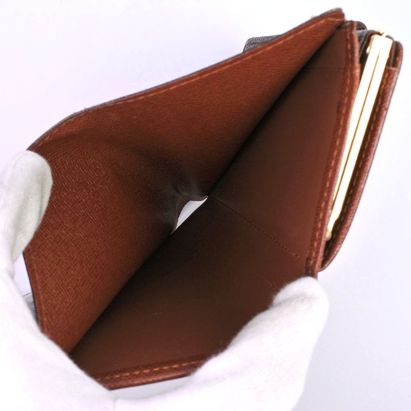 [LOUIS VUITTON] Louis Vuitton Porto Monvier Vienois M61663 Bi -fold Wallet Monogram Canvas Tea CA0023 Branded Ladies Bi -fold Wallet