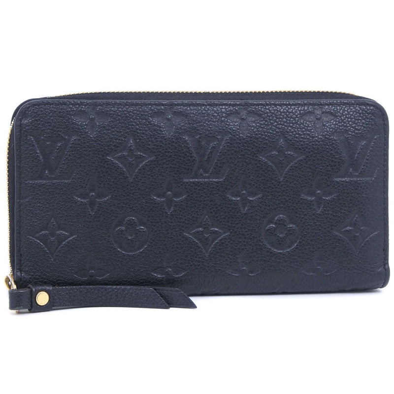 [LOUIS VUITTON] Louis Vuitton Zippy Wallet Round Fastener M60571 Long Wallet Monogram Anplant Noir Black Black SP0116 Real Wallet A-Rank
