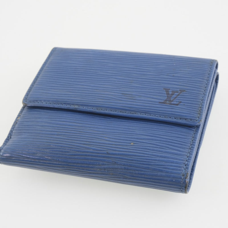 Louis Vuitton, Bags, Louis Vuitton Lv Blue Epi Bifold Wallet