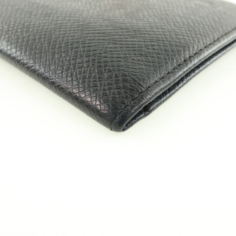 [Louis Vuitton] Louis Vuitton Porte Carte Credit M30402 Long Wallet Taiga Aldoise Black Mi0061