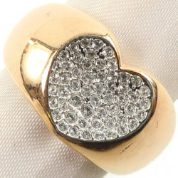 [Swarovski] swarovski anillo de corazón / anillo de oro chapado dorado No. 13 Ring / anillo A-Rank