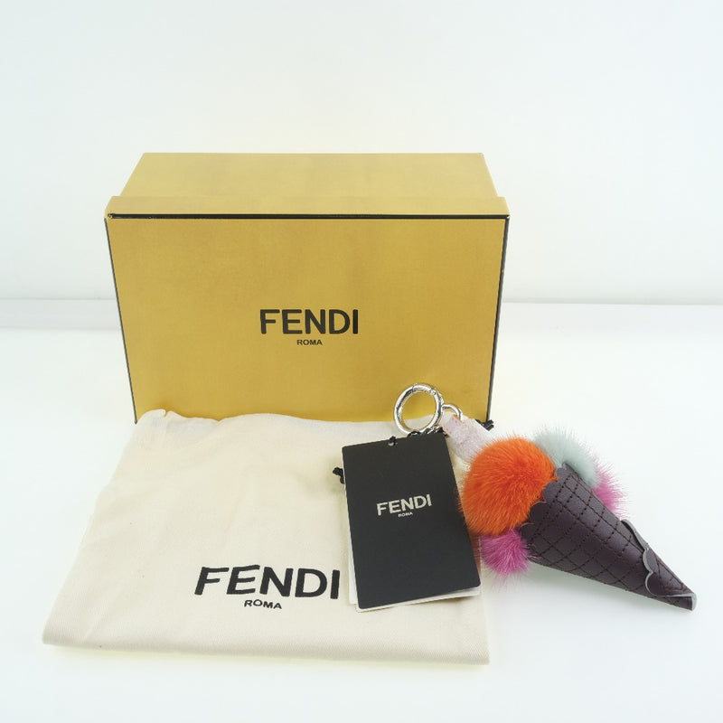 FENDI】フェンディ アイスクリーム 7AR631 A13U F110H チャーム レザー