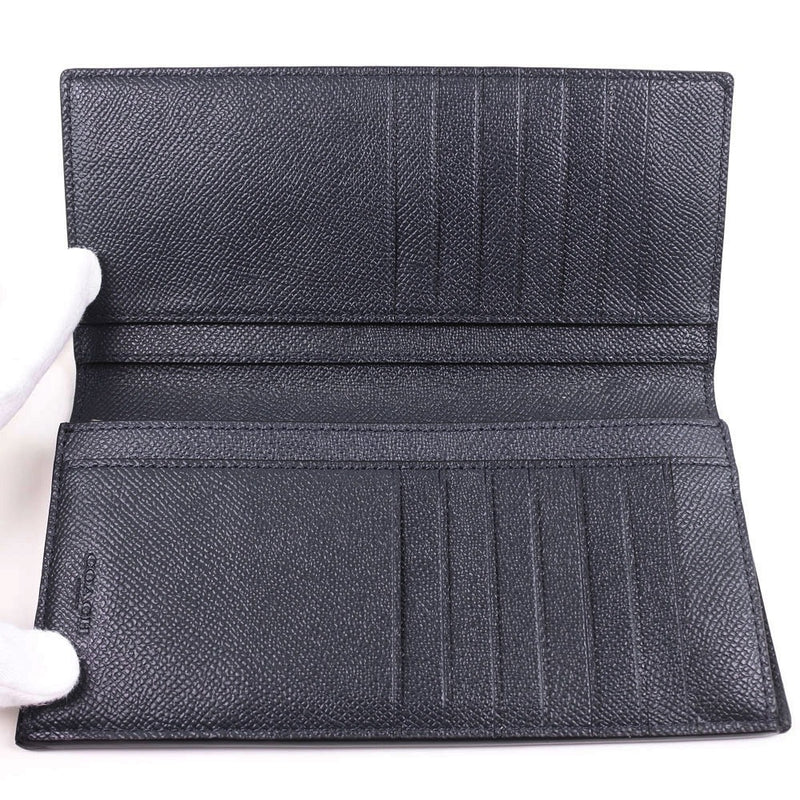[Coach] Coach F59109 Long wallet leather black men's long wallet A rank