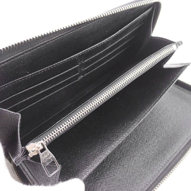 [Louis Vuitton] Louis Vuitton Organizador Zippy N60111 Long Wallet Dami Graphit Canvas Black Men's Long Wallet