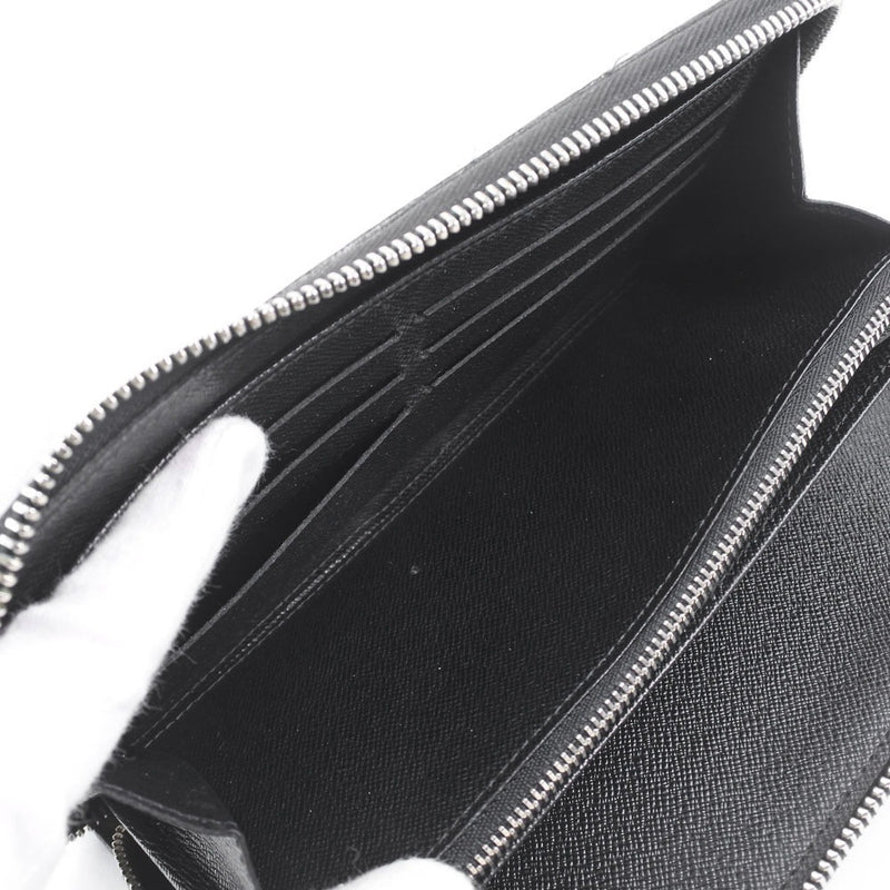 Louis Vuitton] Louis Vuitton Zippi Wallet Vertical Damier Amphini M63548  Long wallet Calf Onyx Black CA4137 engraved men's long wallet A-rank –  KYOTO NISHIKINO