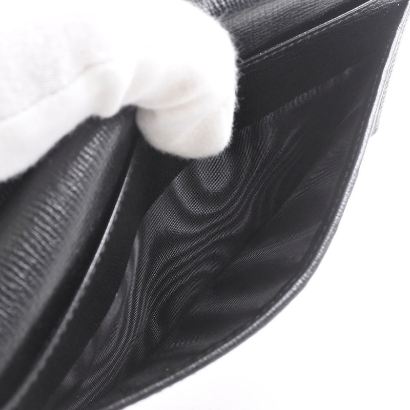 [Gucci] Gucci 123660 Larga billetera de cuero de cuero negro billetera larga un rango