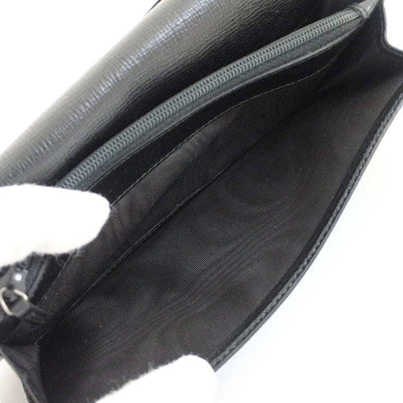 [GUCCI] Gucci 123660 Long Wallet Leather Black Men's Long Wallet A Rank