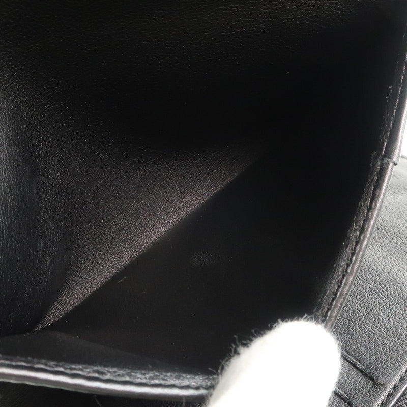 [Louis Vuitton] Louis Vuitton Amelia M95968 Long Wallet Monogram Mahina Black Th0039 Damas grabadas Billetera larga