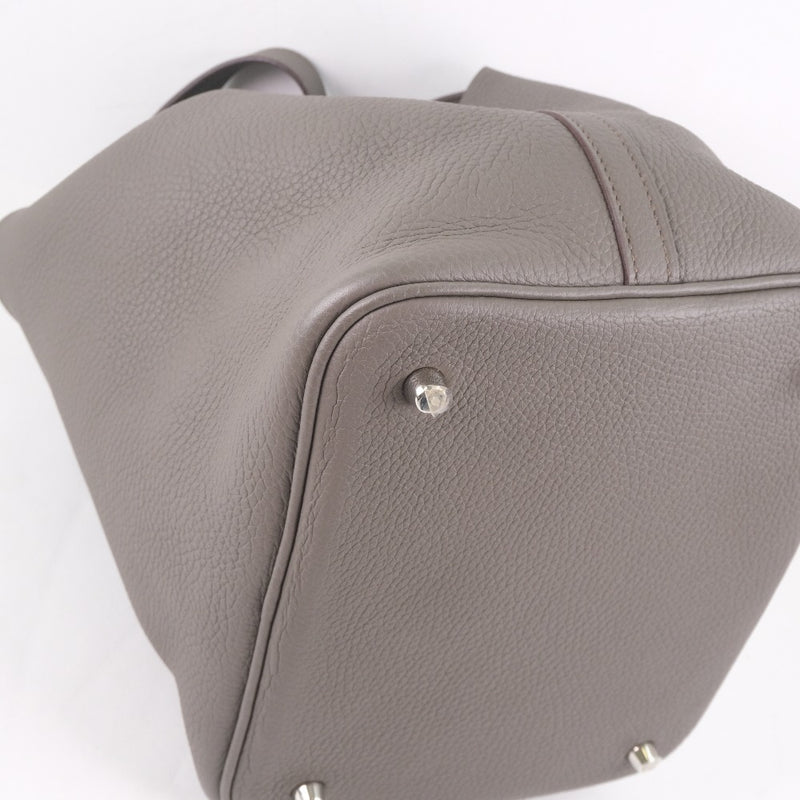 [HERMES] Hermes Picotan Lock MM Handbag Toryon Lemance Etan Silver Bracket □ O engraved Ladies Handbag S rank