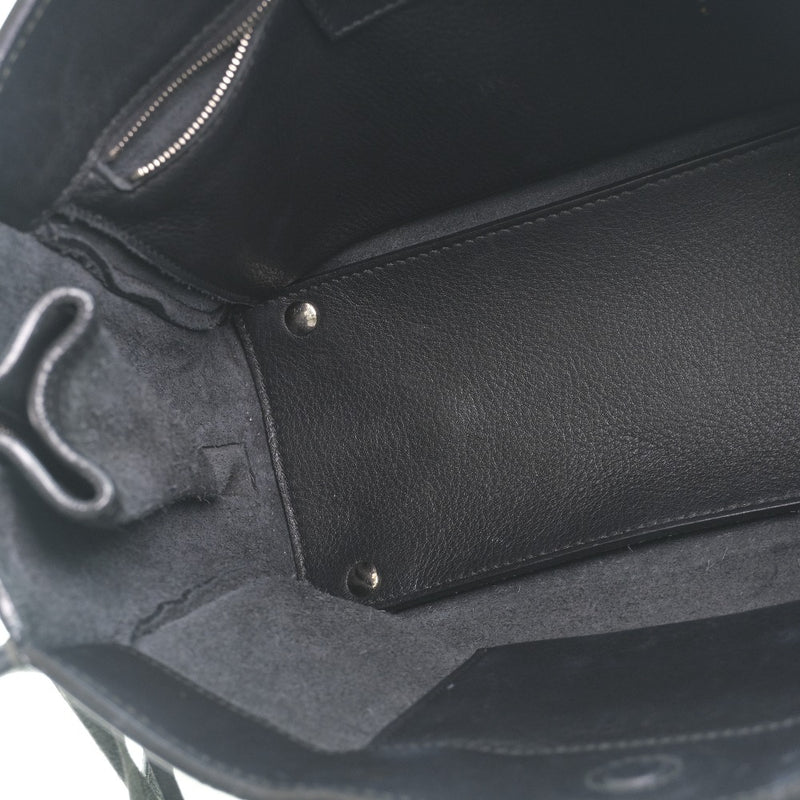 [BALENCIAGA] Balenciaga Paper A6 2way shoulder 370926 Handbag Calf Black Ladies Handbag