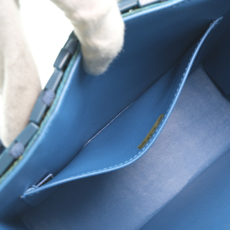 [香奈儿]香奈儿A16736手提包皮革X塑料蓝色女士手提包A级