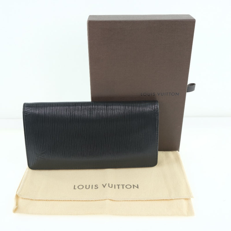 Louis Vuitton] Louis Vuitton Portofoille Sarah M63592 Long wallet Epilerzer  Black CA1928 engraved men's – KYOTO NISHIKINO