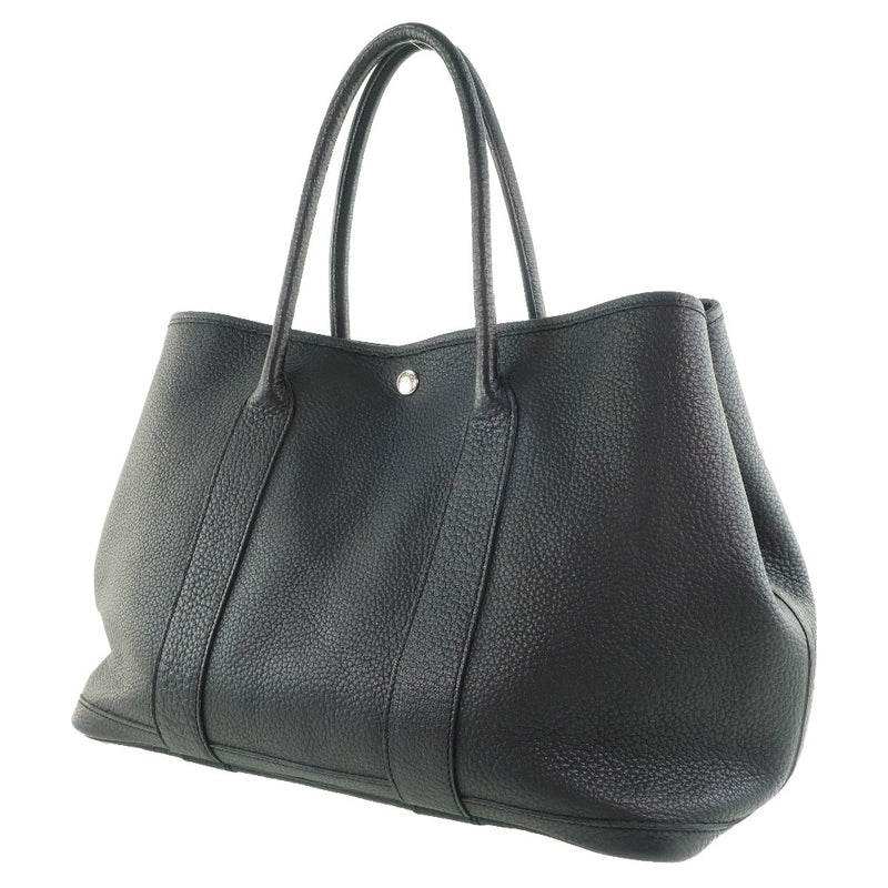 [Hermes] Hermes Garden Party PM Handbag Negonda Black Unisex Handbag A-Rank