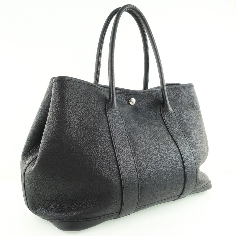 [HERMES] Hermes Garden Party PM Handbag Negonda Black Unisex Handbag A-Rank