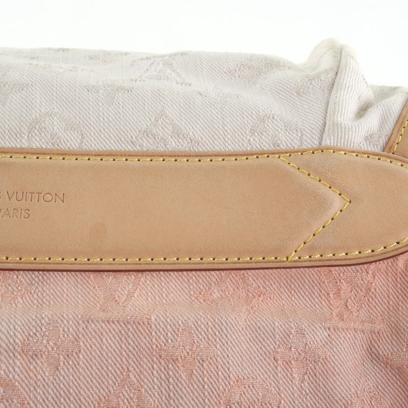 Louis Vuitton Pink Denim Monogram Slightly Messenger bag Leather