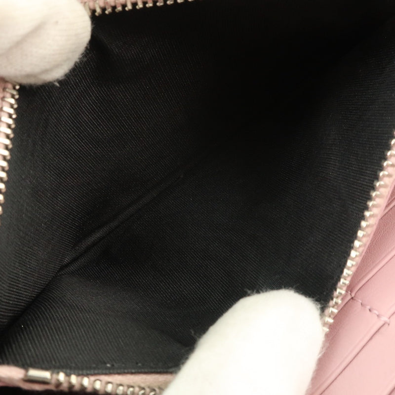 [Saint Laurent] Saint Laurent Round Fastener Long Wallet Calf Pink Ladies Long Wallet