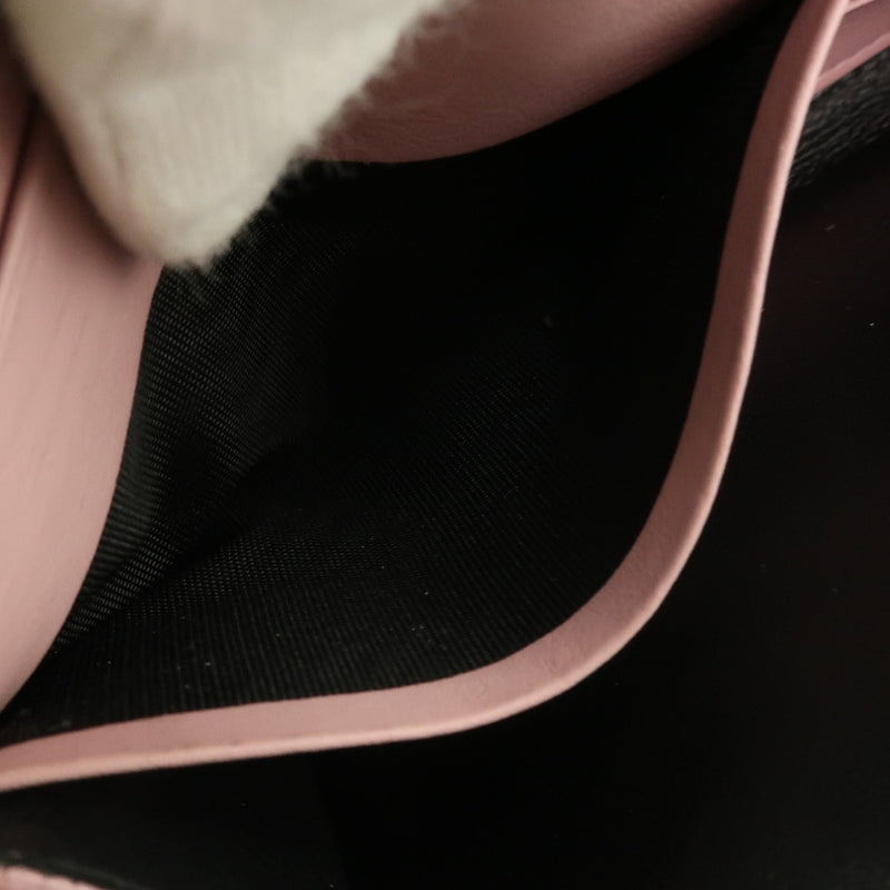 [Saint Laurent] Saint Laurent Round Fastener Long Wallet Calf Pink Ladies Long Wallet