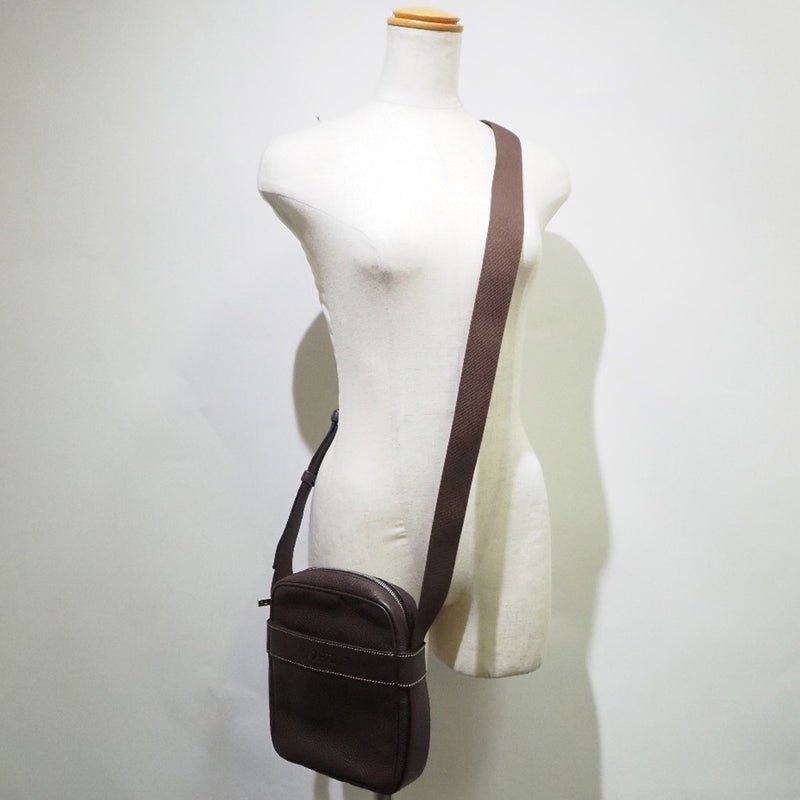 [LOEWE] Loebe Calf Kouge Tea Ladies Shoulder Bag A+Rank