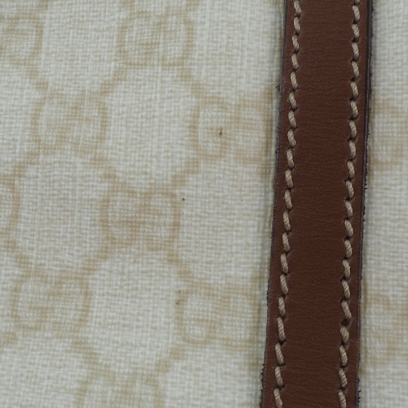 GUCCI】グッチ GGスプリーム 197954 PVC×レザー アイボリー レディース GUCCI】グッチ GGスプリーム 197954 PVC×レザー アイボリー レディース