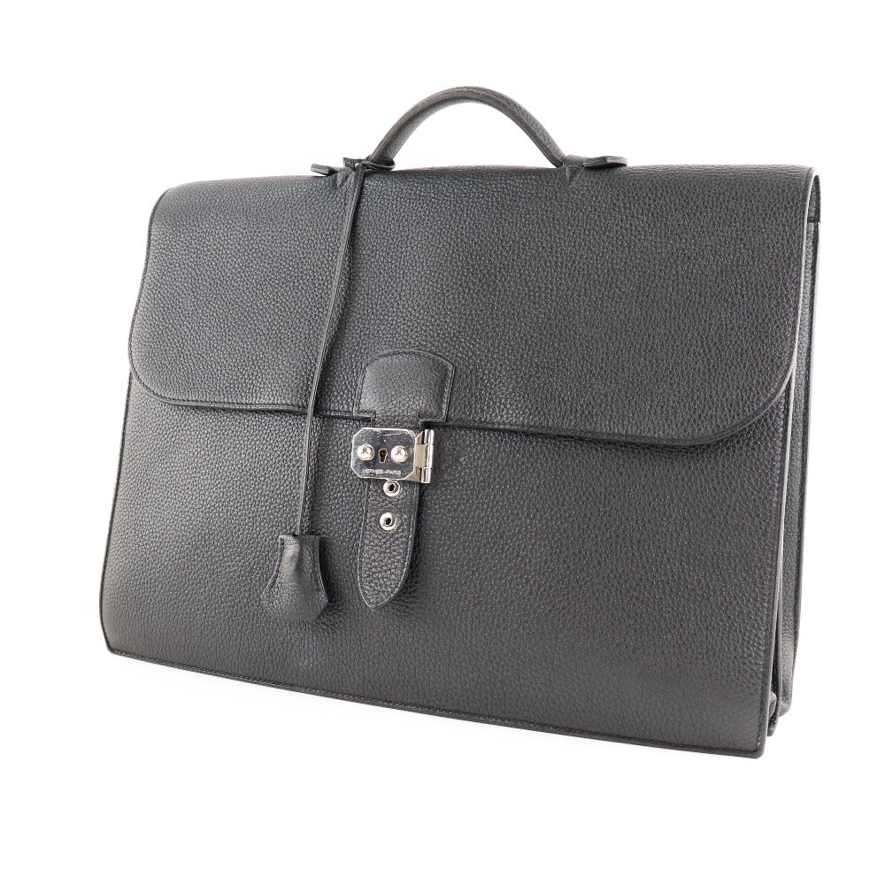 エルメス サックアデペッシュ 38 HERMES】エルメス サックアデペッシュ38 トゴ 黒 メンズ ビジネス