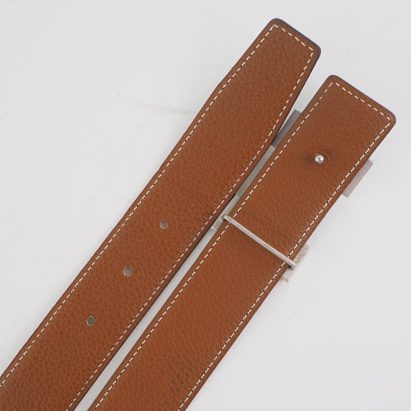 [HERMES] Hermes H belt 85 Constance Box Cars Black □ H -engraved men's belt