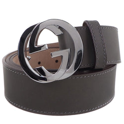 [GUCCI] Gucci Interlocking G368186 Calf Curky Men's Belt A-Rank