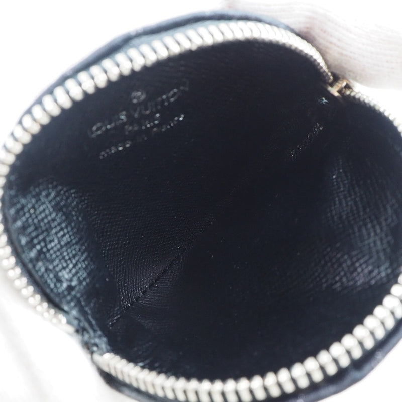 [LOUIS VUITTON] Louis Vuitton Contrefe M92272 Monogram Satin Black MI0062 engraved Ladies Coin Case A Rank